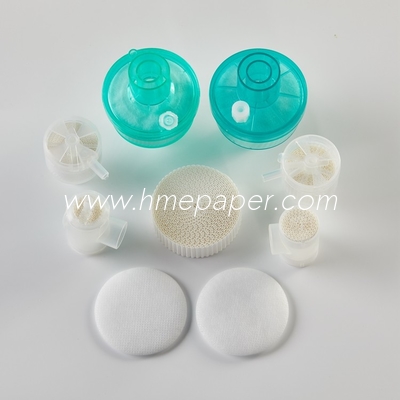 1.0-2.6mm H13 HME Filter Cotton , HME Medical Cotton Pad