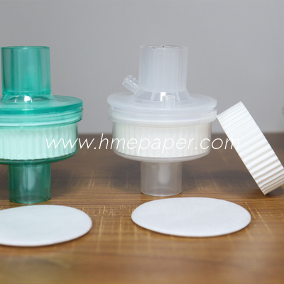 Wooden Paddle Circular Heat Moisture Exchange Filter Paper