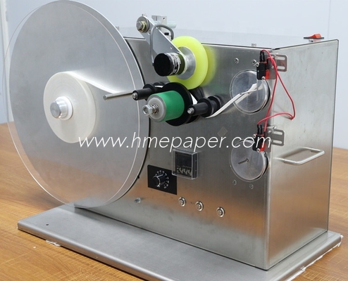 High Precision HMEF Adhesive Strip Reeling Machinery HME Filter Paper Winding Machine for 10kg Load / 50Hz Frequency