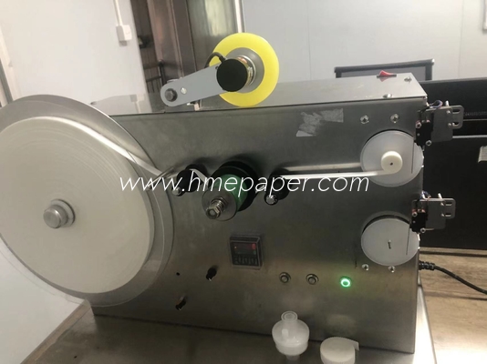 High Precision HMEF Adhesive Strip Reeling Machinery HME Filter Paper Winding Machine for 10kg Load / 50Hz Frequency