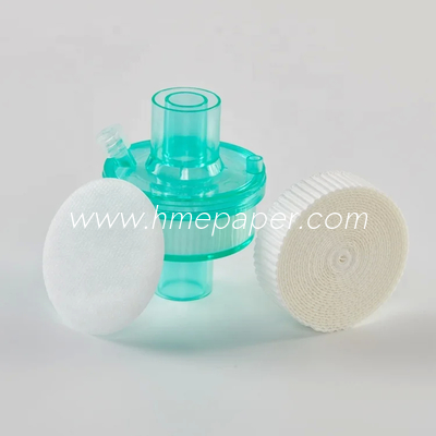 Circular Wooden Paddle HME Filter Paper 1000pcs/box 99.99% Filtration Efficiency Dongguan Original HME Filter Factory