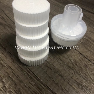 Circular Wooden Paddle HME Filter Paper 1000pcs/box 99.99% Filtration Efficiency Dongguan Original HME Filter Factory