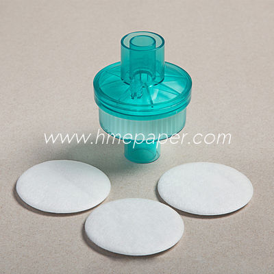 Buy Medical Breathing filter Heat and humidity exchanger filter BFE 99.99% Electrostatic filter material online manufacture