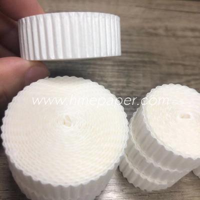 Buy 90g/m2 Corrugated HME Filter Paper with 220% Water Absorption and 99.999% Efficiency for Medical Wet Paper Applications online manufacture