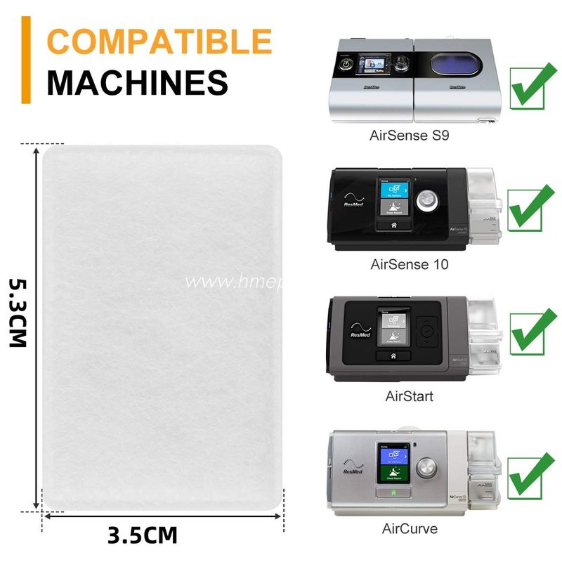 Universal CPAP ResMed AirSense 10 Filters AirCurve 10 100 Natural Cotton