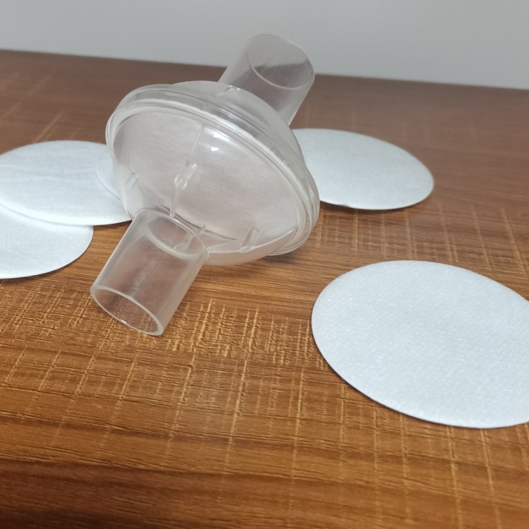 Medical HME Cpap Bacteria Filter , Round Shape Cpap Inline Filter
