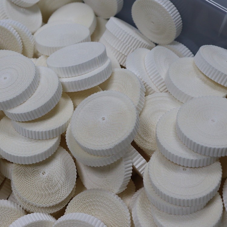Filter Paper Core HME Air Filter Paper Core Heat And Moisture Exchanger Corrugated ...