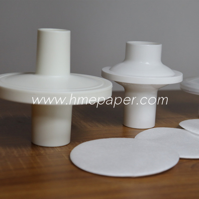 White Cotton Absorbent Pad Datasheet Disposable CPAP Filter For HIV Tester