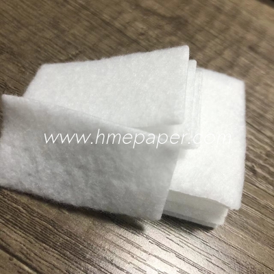 White Cotton Absorbent Pad Datasheet Disposable CPAP Filter For HIV Tester